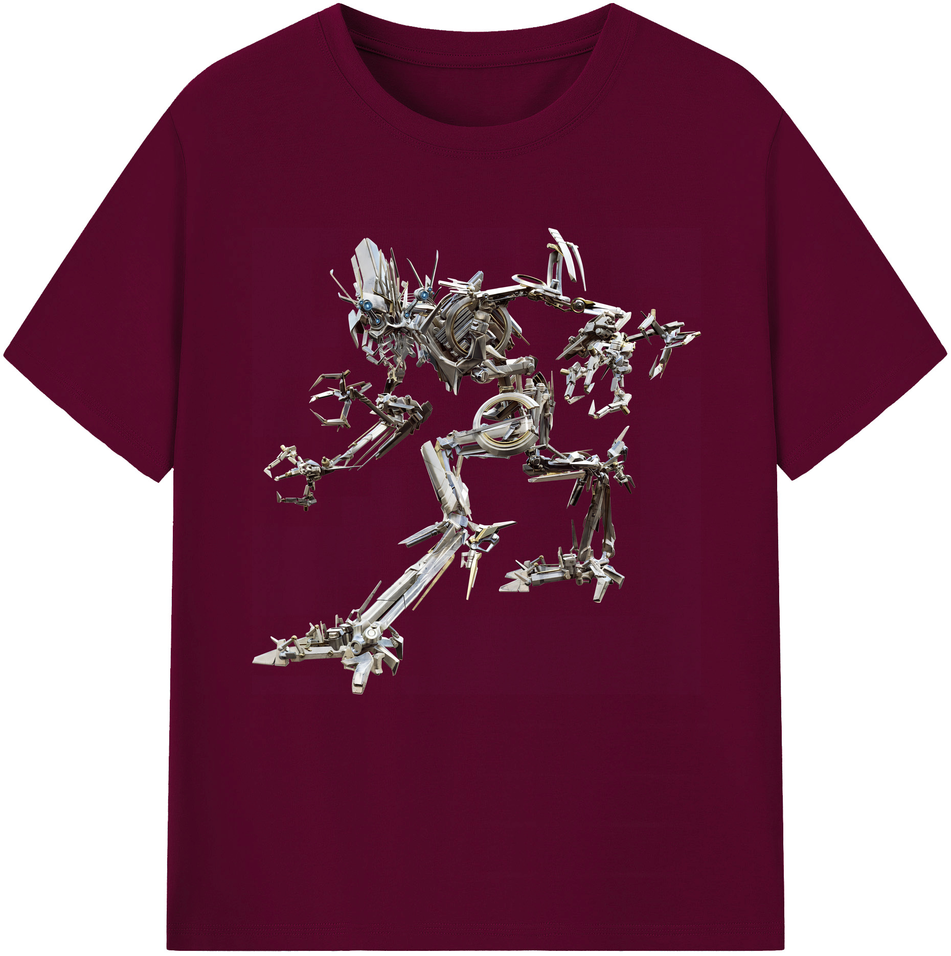 （画像用） Transformers トランスフォーマー レディースカジュアルプリントTシャツ（綿100％）